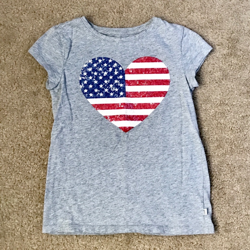 GAP Girl’s American Flag T-Shirt